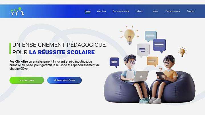 Fes City : un site web performant, optimisé et pensé pour valoriser l’école