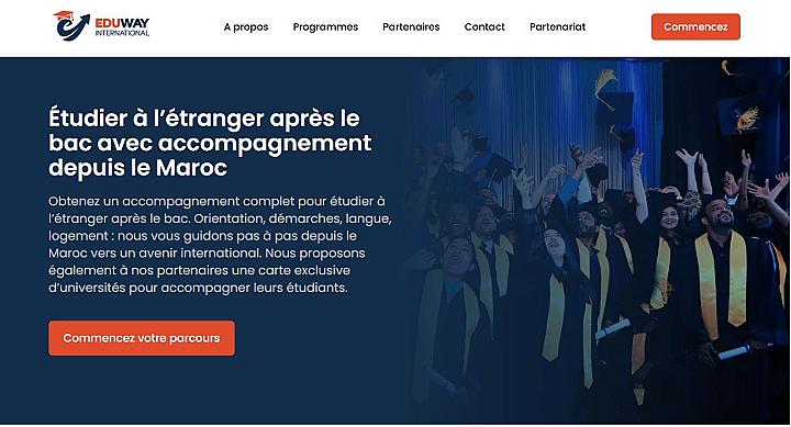 Eduway International : Un site web performant avec des technologies AI